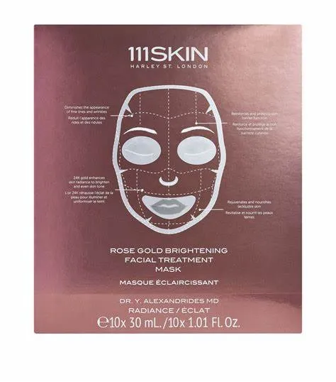 111skin Rose Gold Brightening Facial Treatment Mask