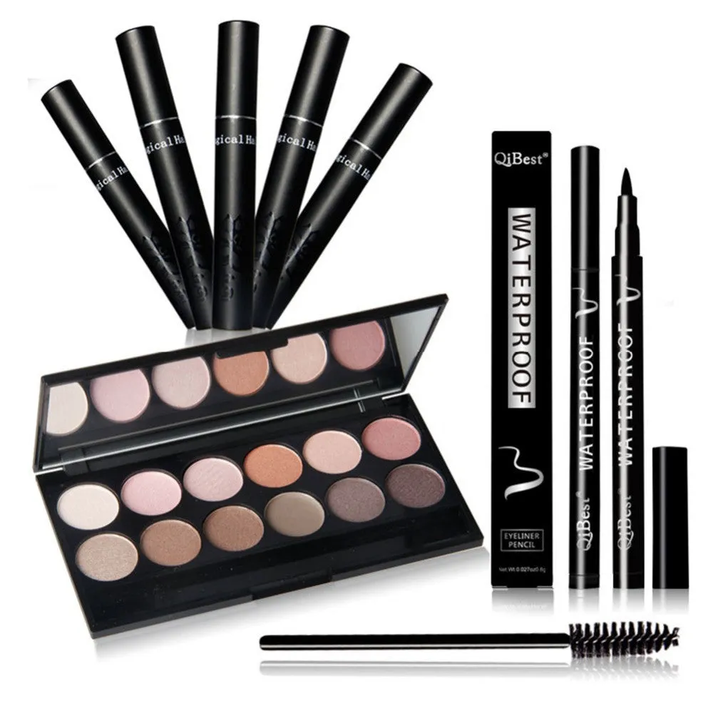 12 Colors Professional Nude Eyeshadow Palette Makeup Matte Eye Shadow Palette Eyes Makeup Eyes pen12pcs brush SM6