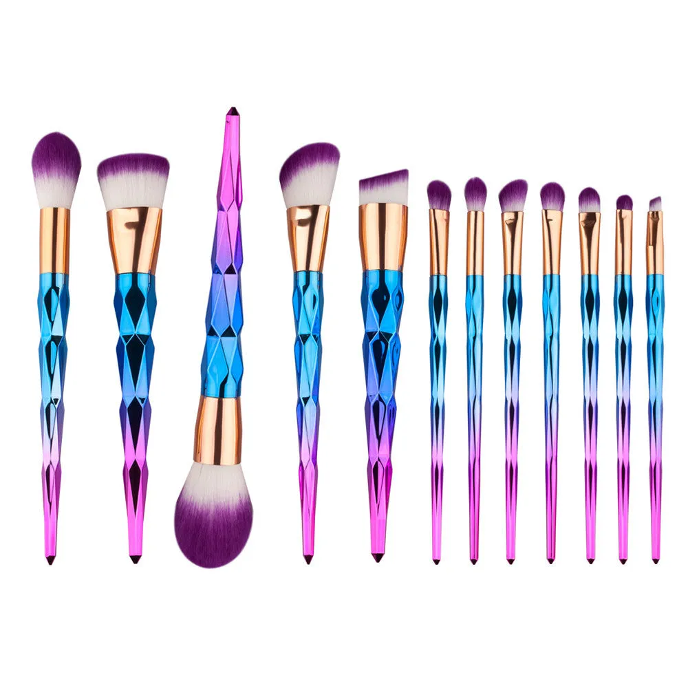 12PCS GUJHUI Professional makeup brushes Concealer hair Brush Contour Foundation maquillage make up brushes cosmetics Tools