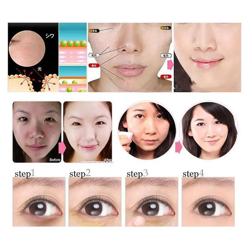 20g Makeup Concealer Cream Hide Blemish Conceal Dark Circle Scars Acne Perfect Cover Make Up Face Foundation Cream SPF SM6