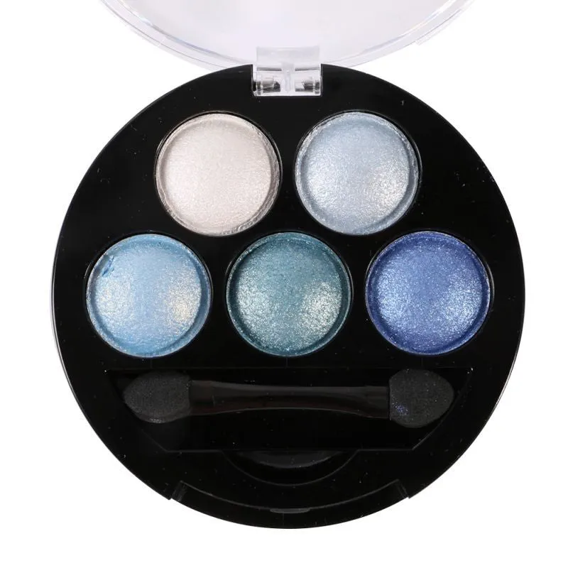 5 Colors Professional Eyes Makeup Pigment Eyeshadow Eye Shadow Palette Beauty Cosmetics SM6