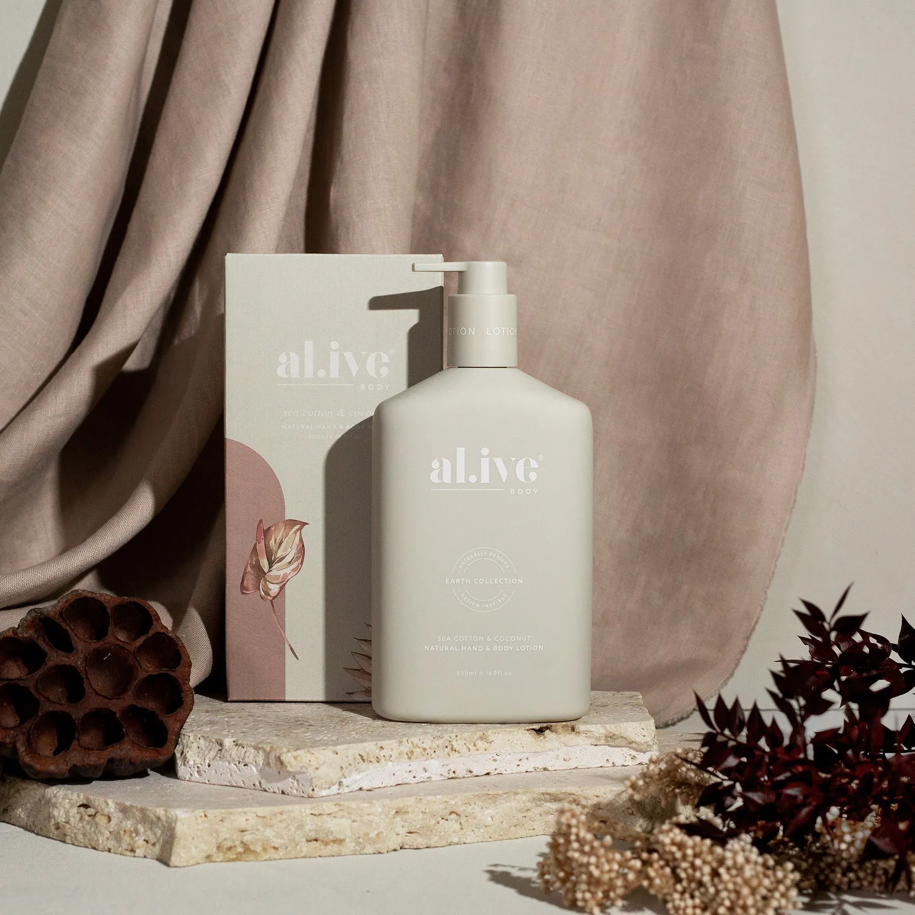 Al.ive Body Hand & Body Lotion - Sea Cotton & Coconut