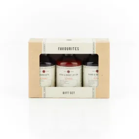 Amber Favourites Gift Set (Hand & Body Wash, Hand & Body Lotion and Foam Bath)