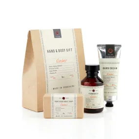 Amber Hand & Body Gift Set (Soap Bar, Hand Cream and Foam Bath)