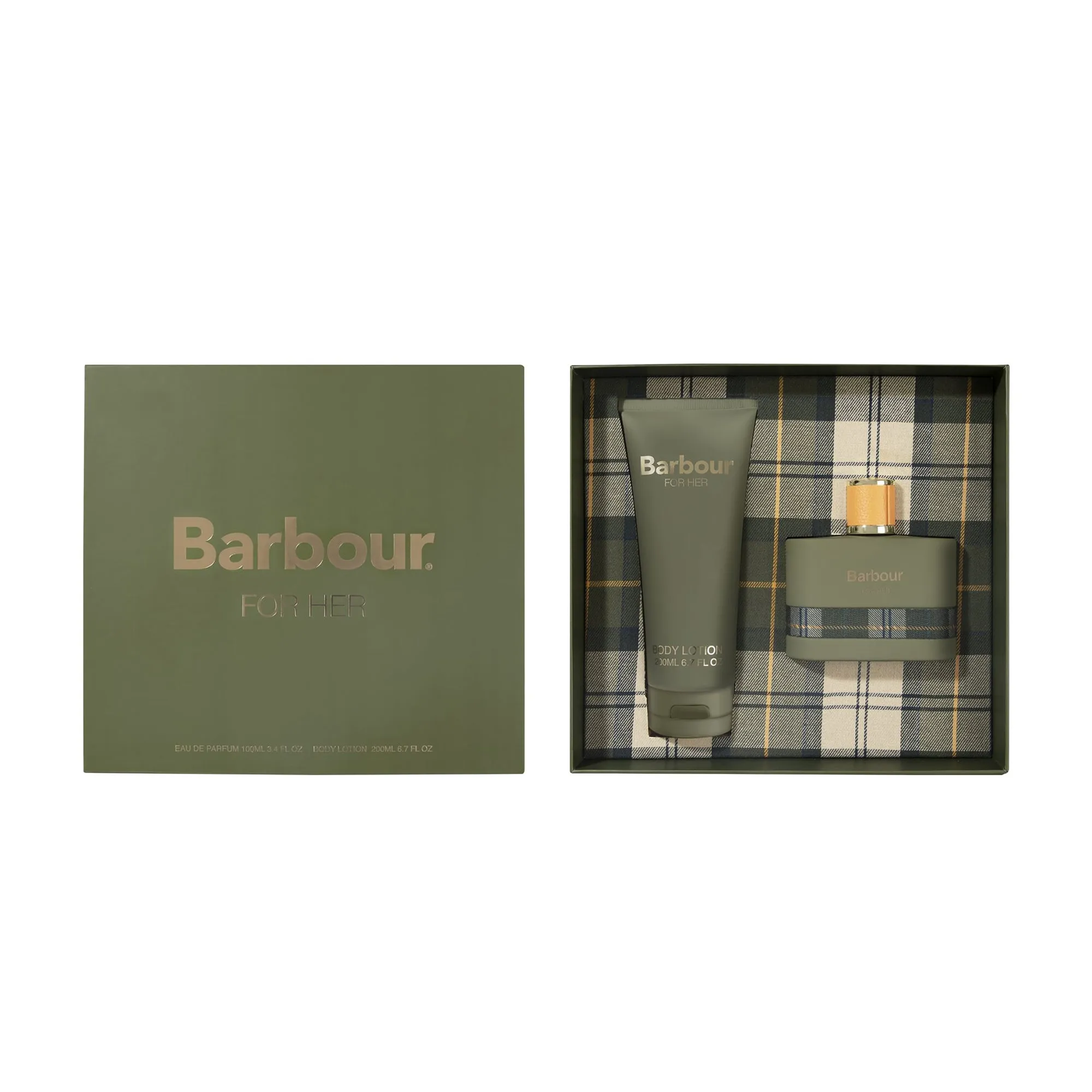 Barbour For Her Duo Gift Set - 100ml Eau de Parfum + Body Lotion