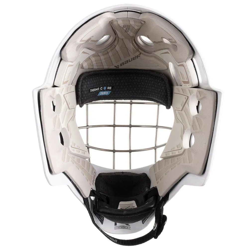 BAUER 960 SENIOR WHITE GOALIE MASK