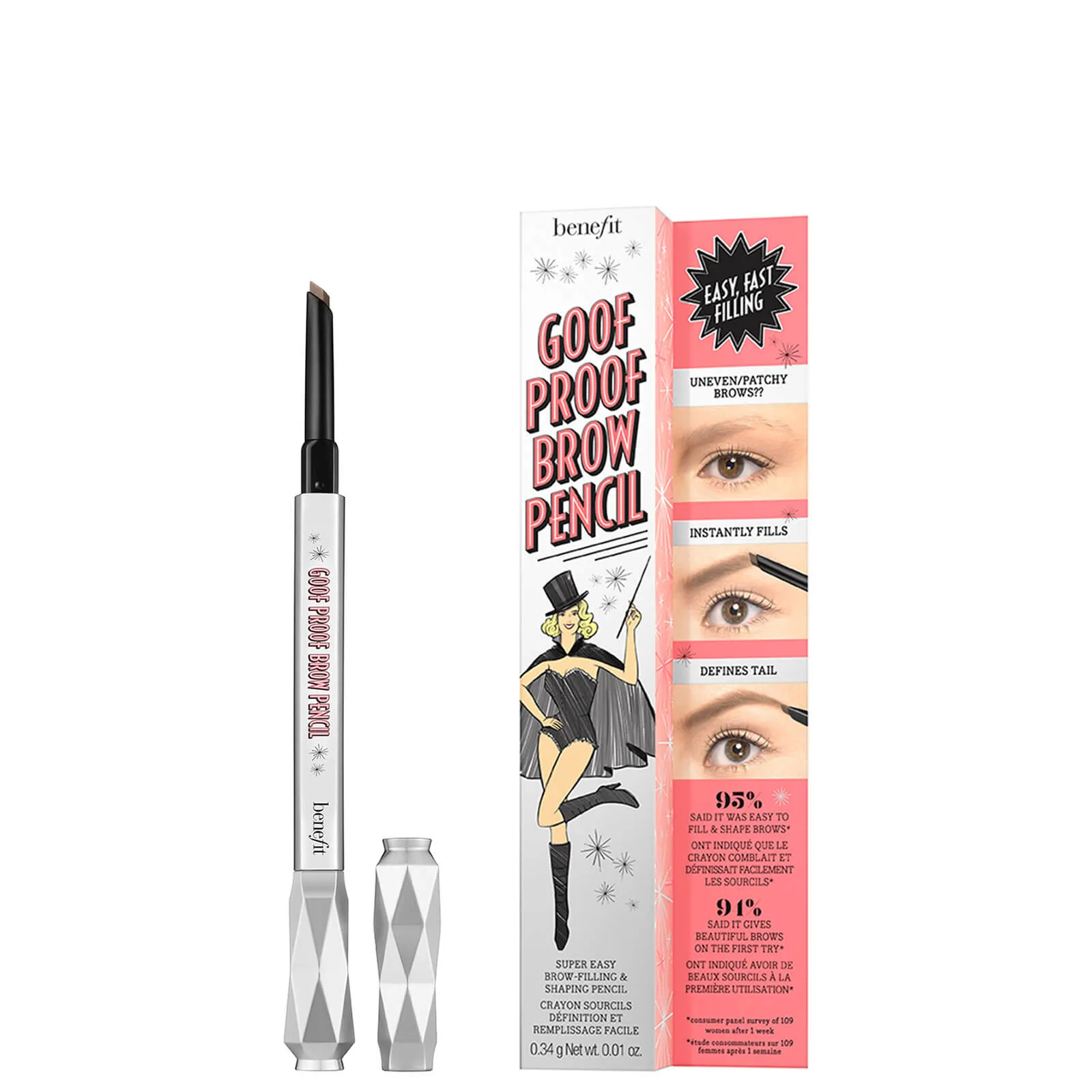 benefit Goof Proof Brow Pencil (Various Shades) - 01 Light