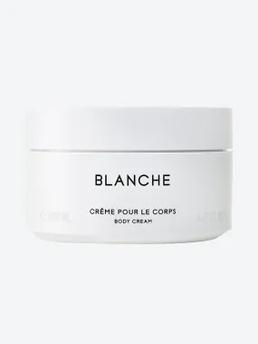 Body cream blanche