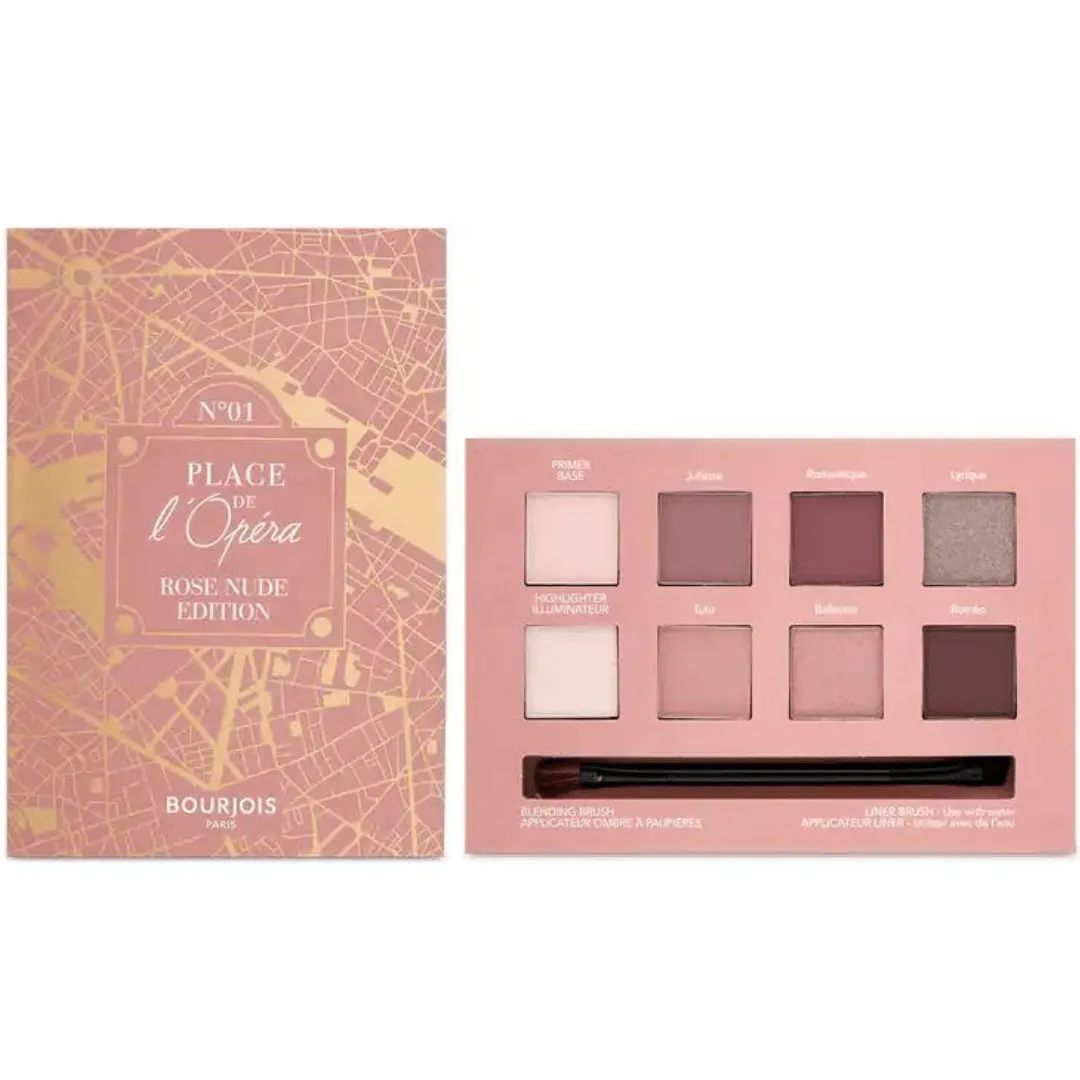 Bourjois Place De L'opera 4 In 1 Eyeshadow Palette 01 Rose Nude Edition