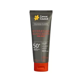 CANCER COUNCIL - Hydrating Sunscreen for Men SPF50+ (100 ml Tube)