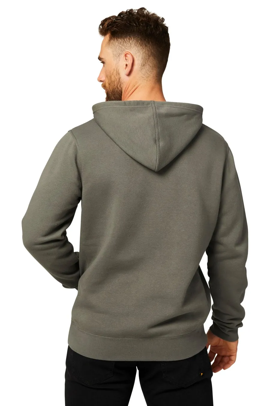 CAT FOUNDATION HOODED SWEATSHIRT - GUNMETAL RELECTIVE/CHARBON