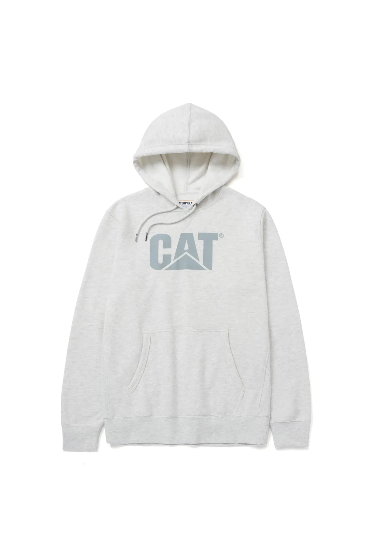 CAT FOUNDATION HOODED SWEATSHIRT (LIGHT GREY) - CLEARANCE