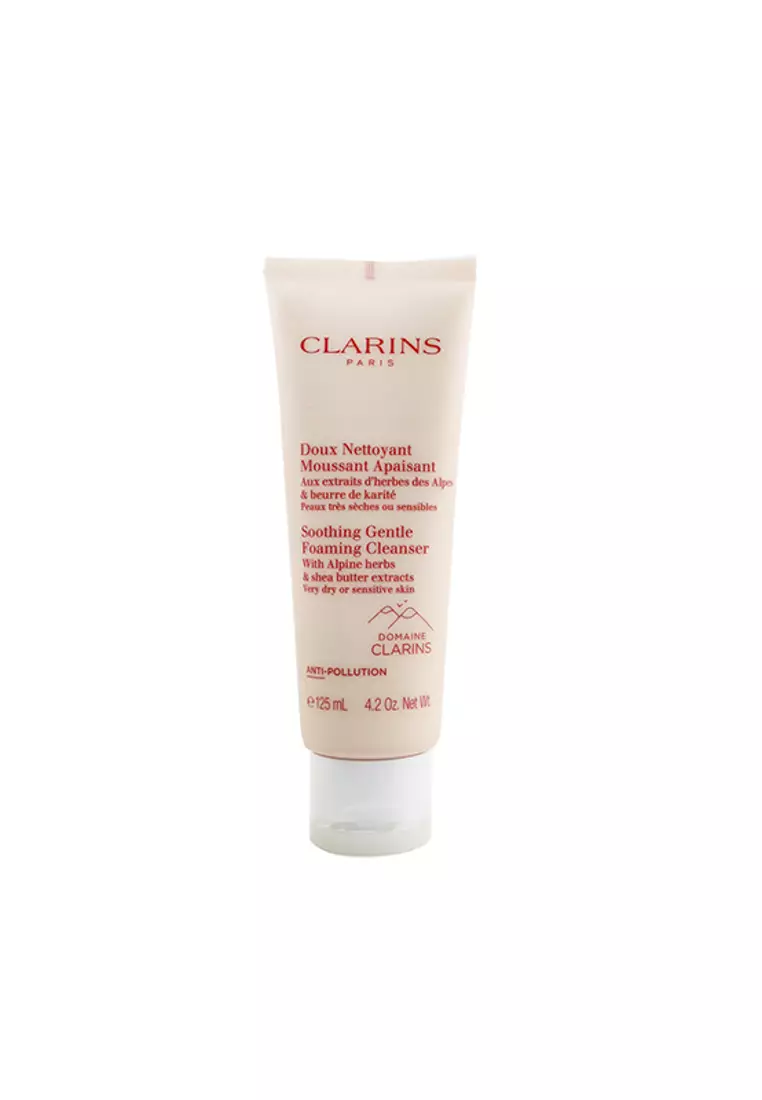 Clarins CLARINS - Soothing Gentle Foaming Cleanser with Alpine Herbs & Shea Butter Extracts - Very Dry or Sensitive Skin 125