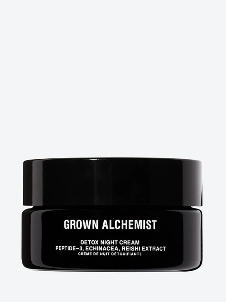 Detox facial night cream