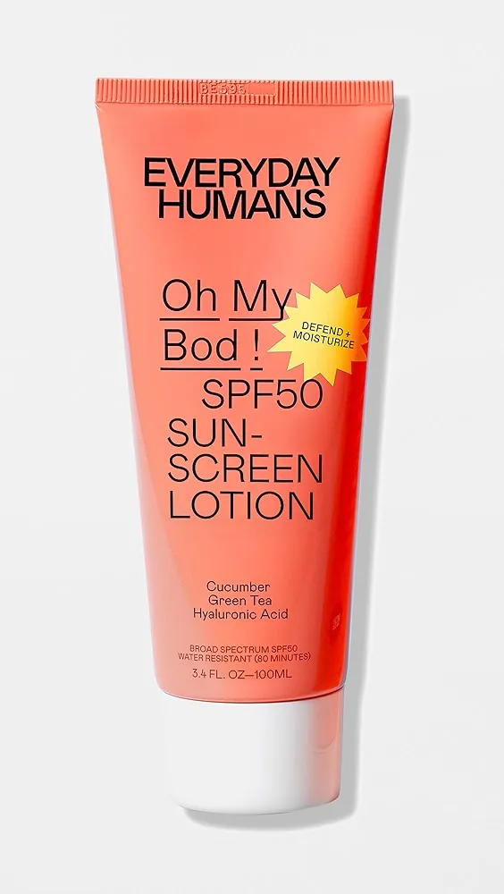 Everyday Humans   Oh My Bod SPF50 Sunscreen Lotion 