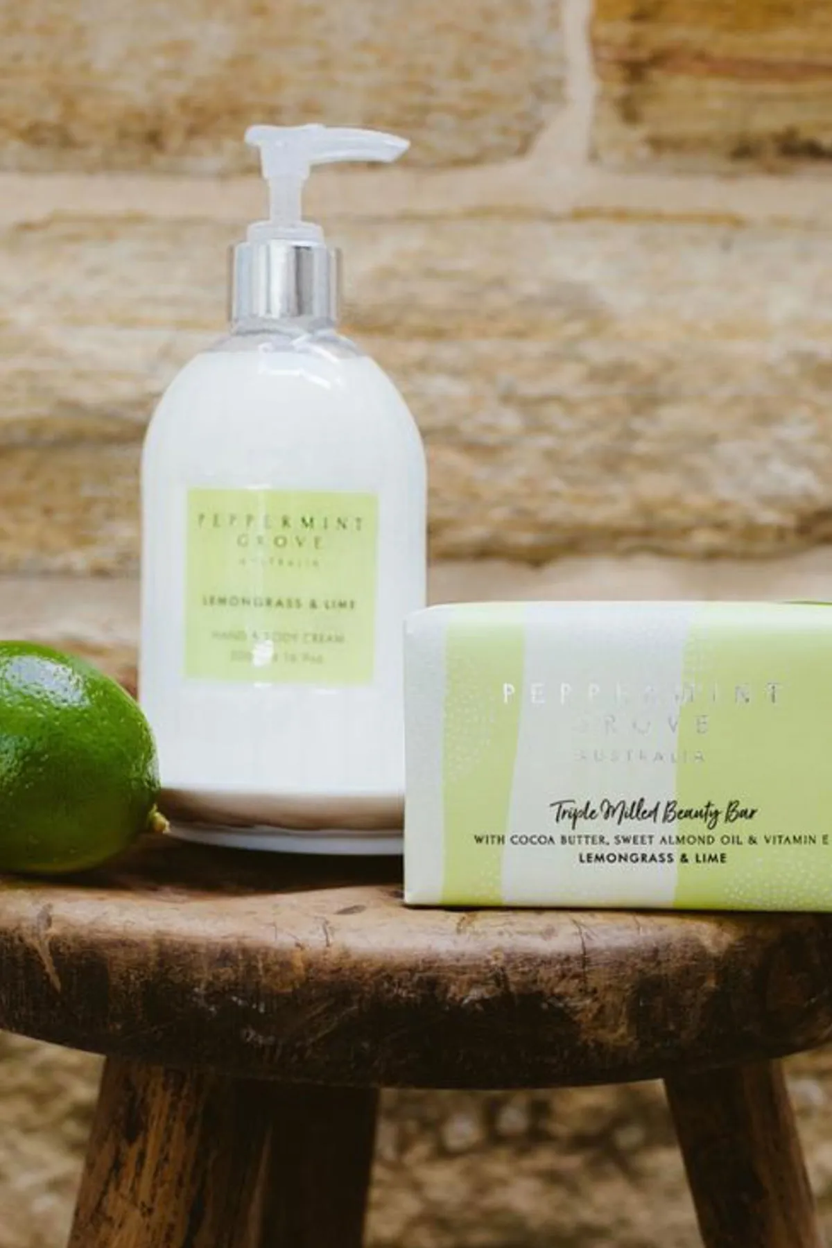 Hand and Body Cream Lemongrass and Lime