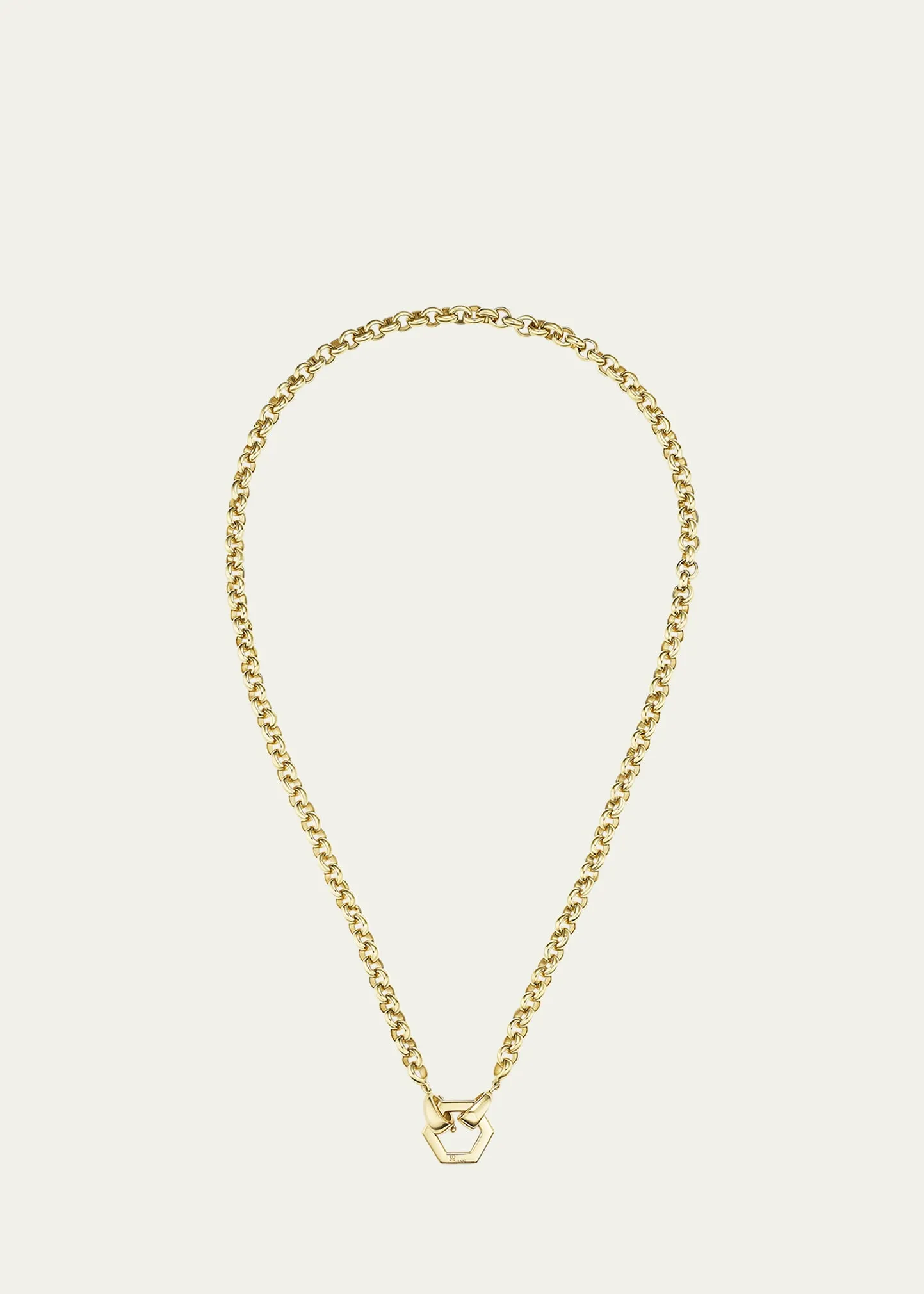 Harwell Godfrey 18k Yellow Gold Rolo Chain Foundation Necklace