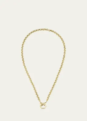 Harwell Godfrey 18k Yellow Gold Rolo Chain Foundation Necklace