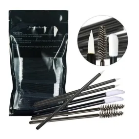 HUAMIANLI 150pcs Disposable Eyeliner Brush + Lip Brush +Eyelash Brush Makeup Cosmetics Tools set pennelli trucco Anne GS