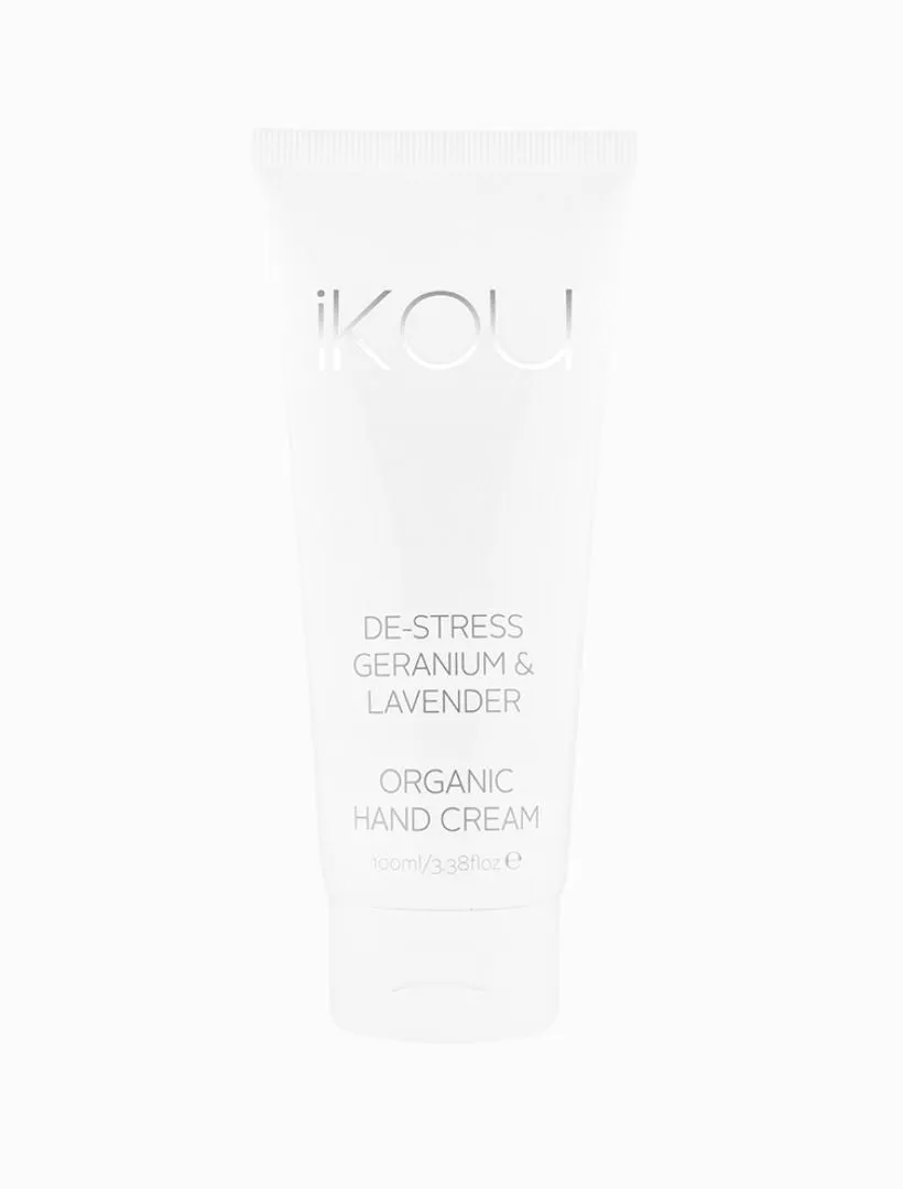 iKOU De-Stress Geranium and Lavender Organic Hand Cream