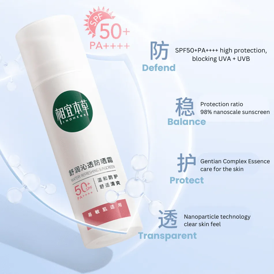 Inoherb Gentiana Watery Refreshing Sunscreen