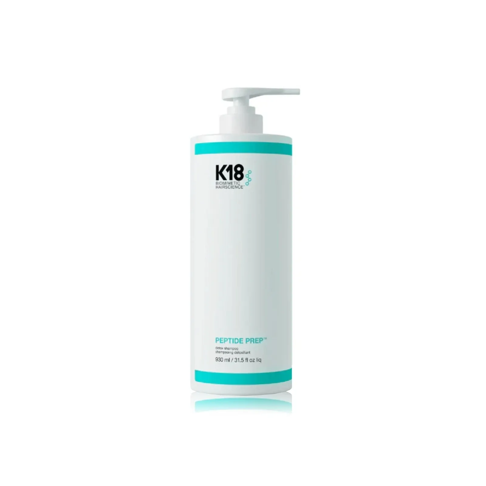 K18 Biomimetic Hairscience Peptide Prep Detox Hair Shampoo 250ml pH 3.8-4.2 Color Safe