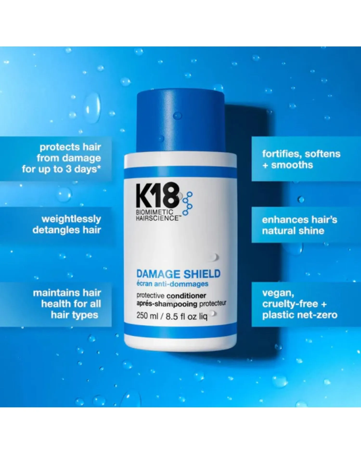 K18 Damage Shield Conditioner 250ml | Simply Be