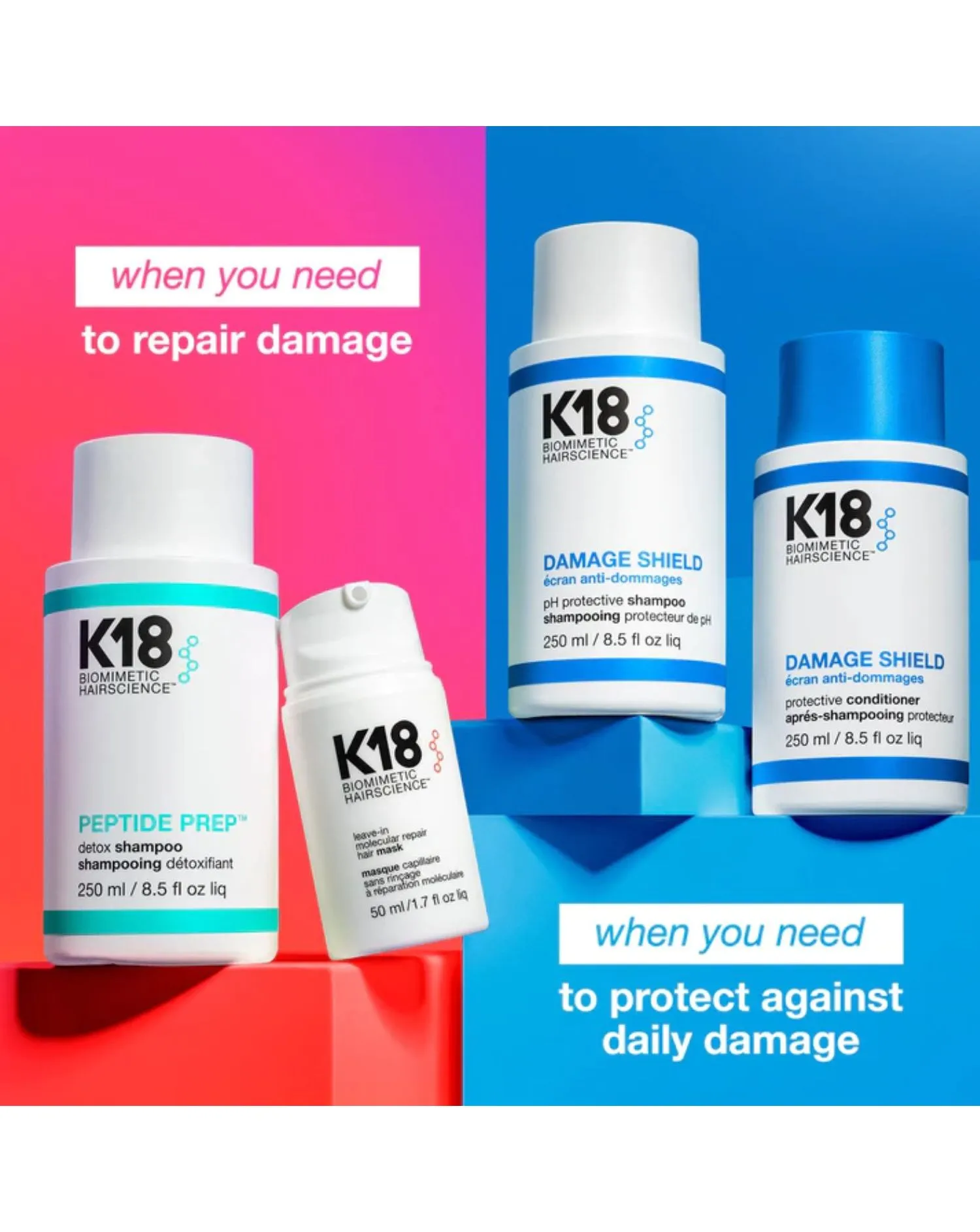 K18 Damage Shield Conditioner 250ml | Simply Be