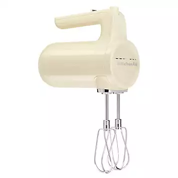 KitchenAid 5KHMB732BAC Cordless 7 Hand Mixer - Almond Cream | Kaleidoscope