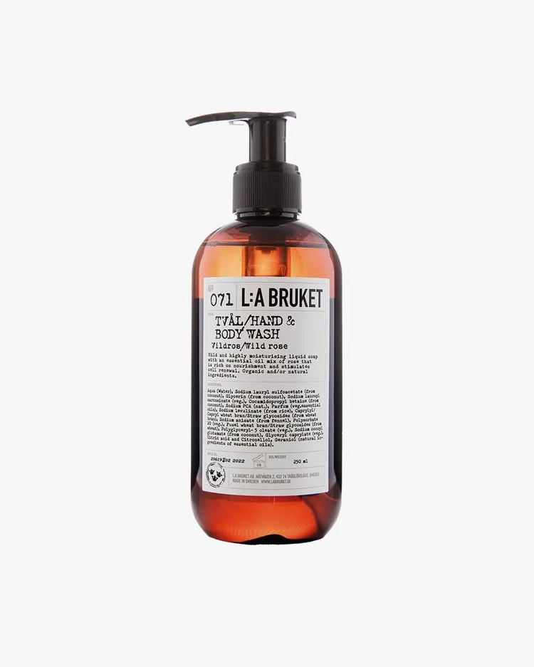 L:a Bruket 071 Hand & Body Wash Wild Rose