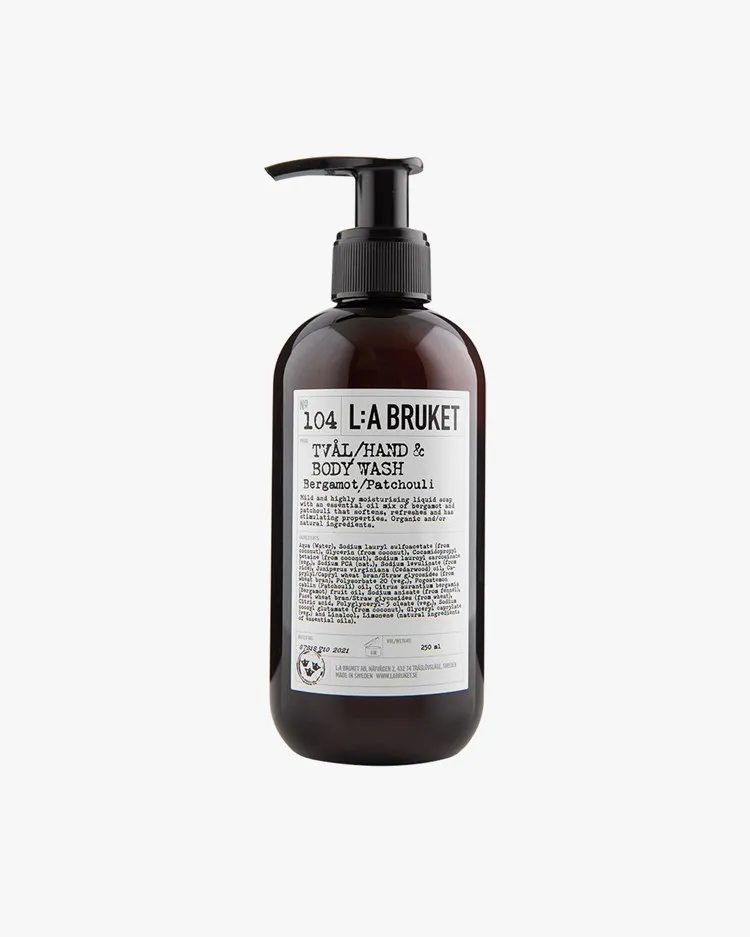 L:a Bruket 104 Hand & Body Wash Bergamot/Patchouli