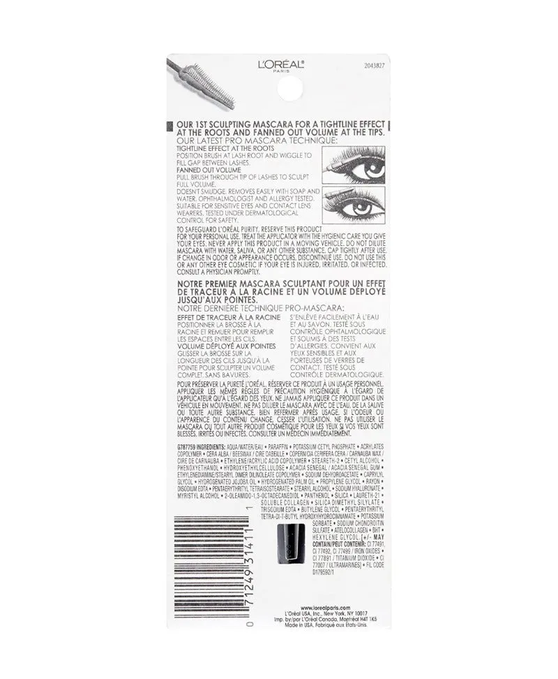 L'Oreal Paris Voluminous Butterfly Sculpt Washable Mascara (873)