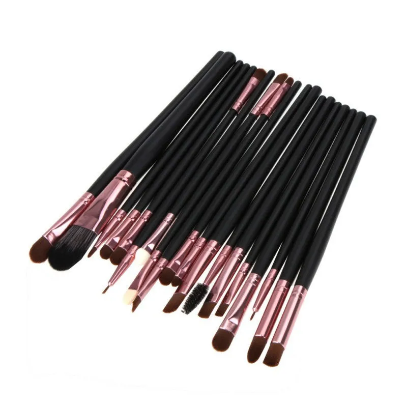 MAANGE 20pcs Makeup Brushes Set Powder Foundation Eyeshadow Eyeliner Lip Brush ToolSponge Beush S1 SM6