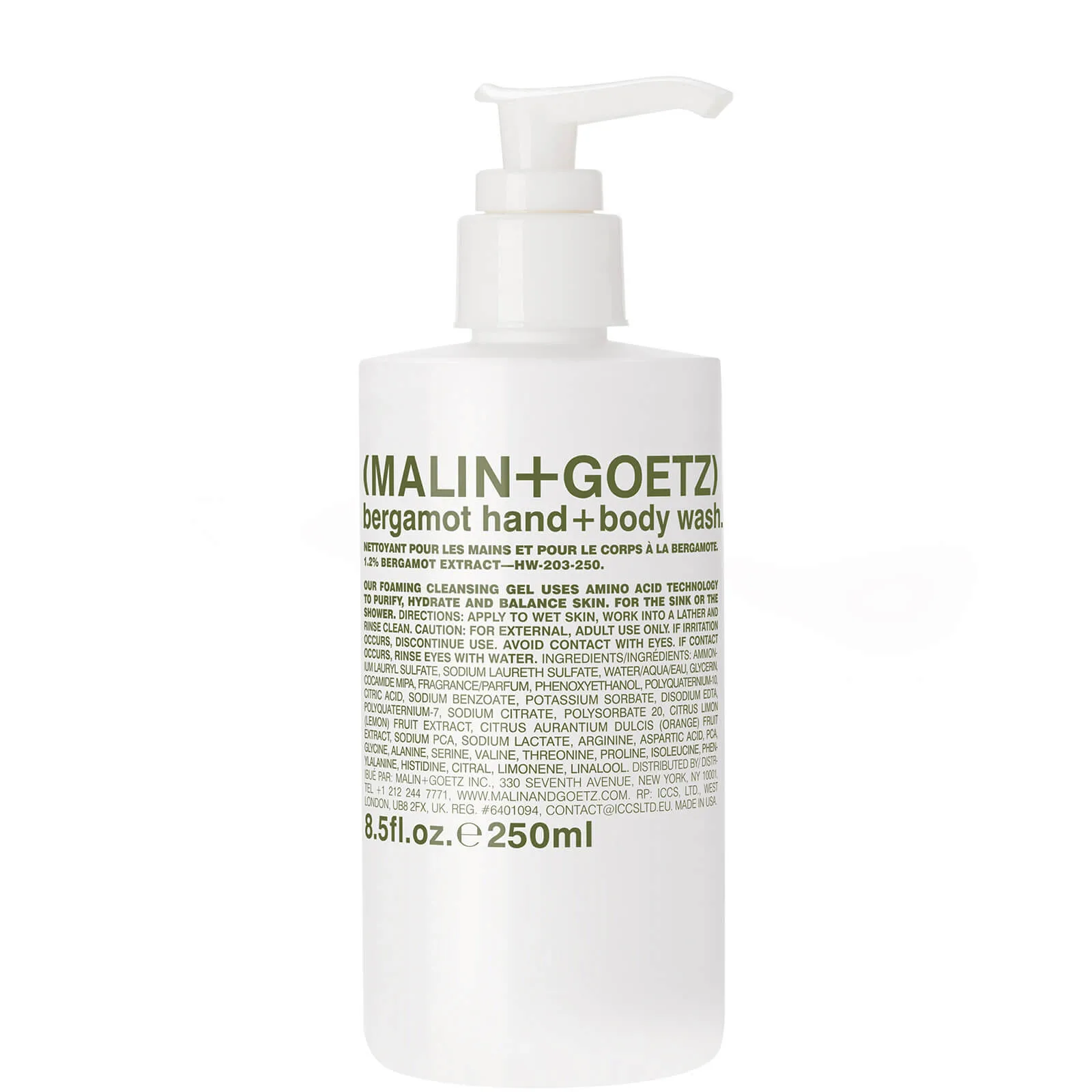 MALIN + GOETZ Bergamot Hand + Body Wash