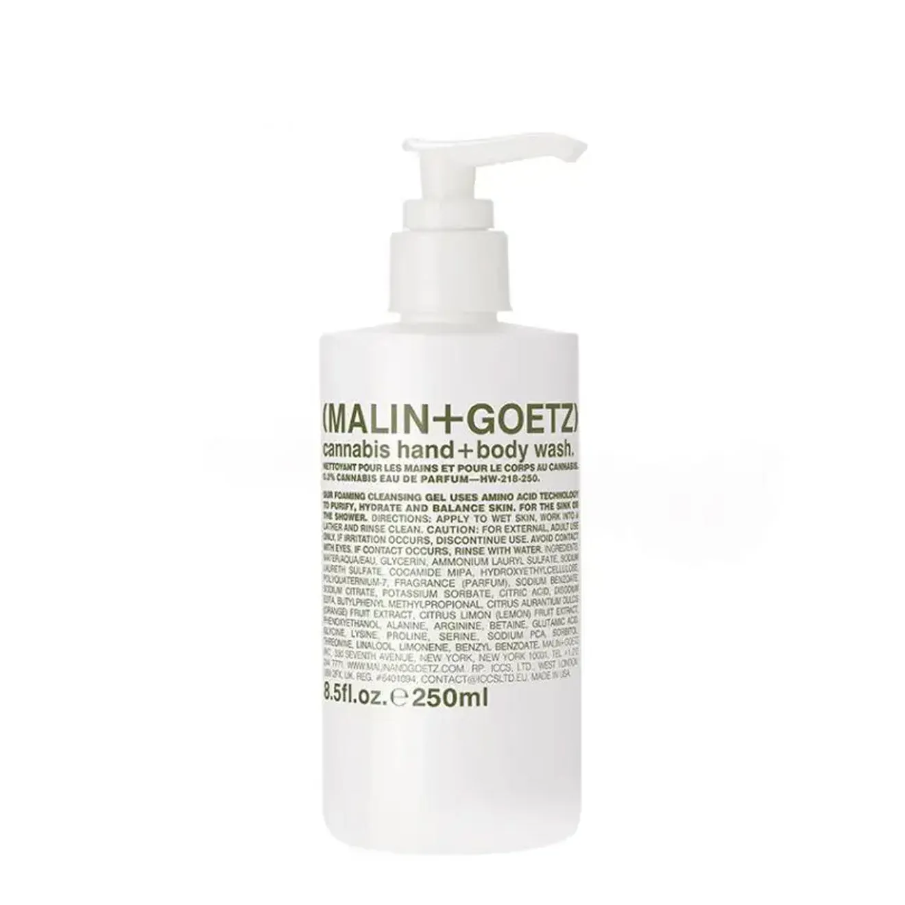 Malin + Goetz Cannabis Hand and Body Wash 250ml