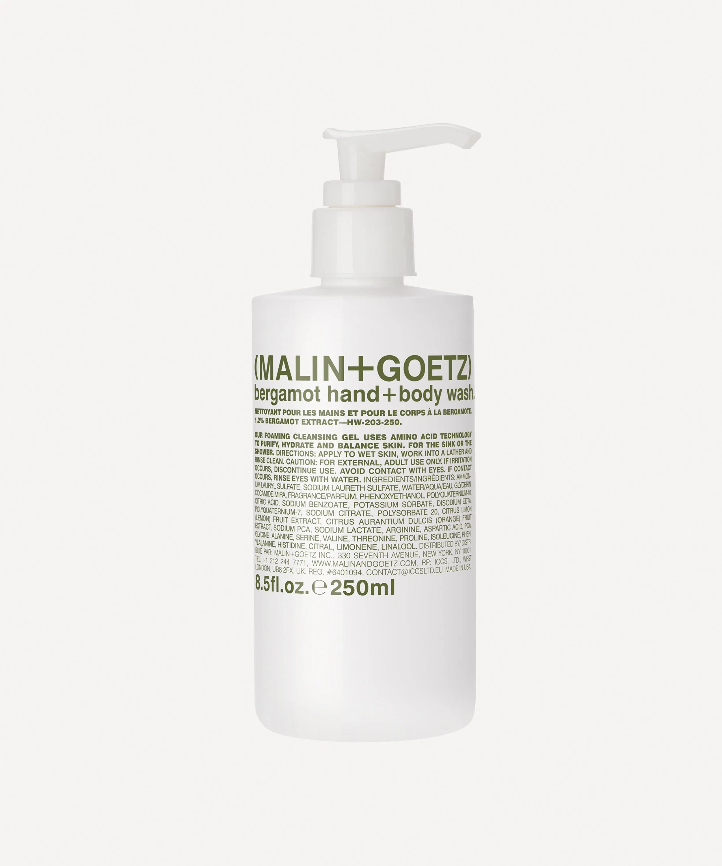 (MALIN+GOETZ) Bergamot Hand and Body Wash 250ml