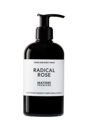 Matiere Premiere Radical Rose Hand and Body Wash 300ml, Hand and Body Wash, Leaves Skin Clean, Soft, Scented, Spicy Rose Notes o