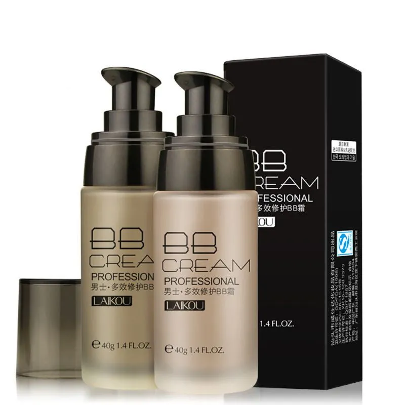 Men Makeup BB Cream Whitening Moisturizer Liquid Concealer Sun Block Foundation Maquillage 40g SM6