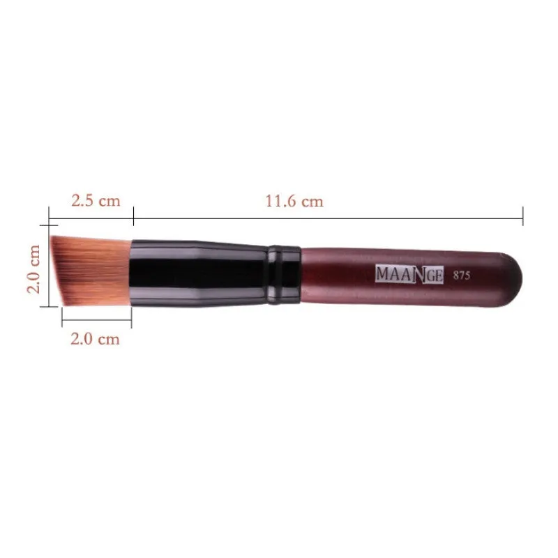 Multi-Function Pro Makeup Brushes Powder Concealer Blush Liquid Foundation Make up Brush Set Wooden Kabuki Brush Cosmetics SM6