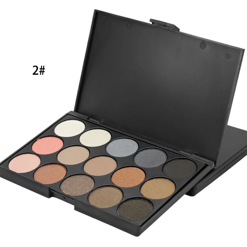 Natural 15 Colors Long Lasting Pearly Eyeshadow Palette Eye Shadow Make Up Set Professional Colors Cosmeticaquiagem PE3 SM6