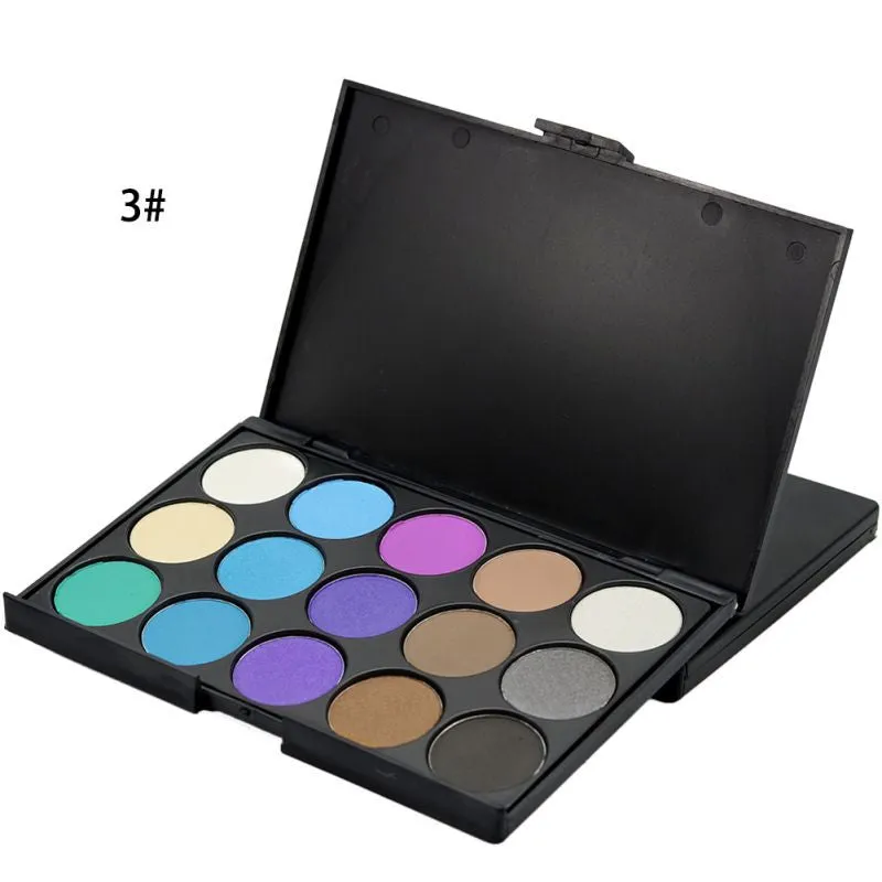 Natural 15 Colors Long Lasting Pearly Eyeshadow Palette Eye Shadow Make Up Set Professional Colors Cosmeticaquiagem PE3 SM6