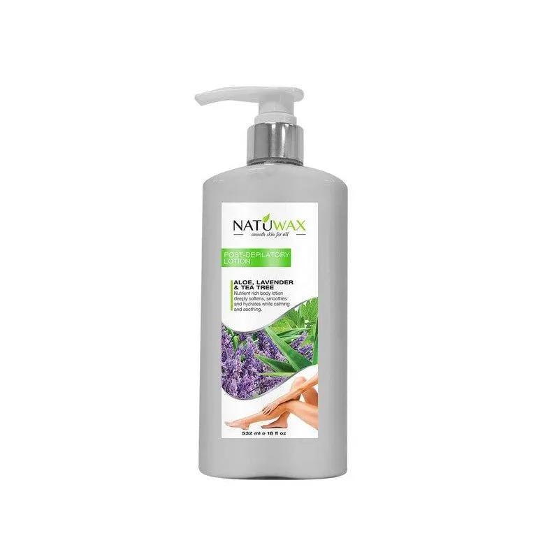 Natuwax-Aloe-Lavender-Tea-Tree-Post-Depilatory-Lotion-18Oz