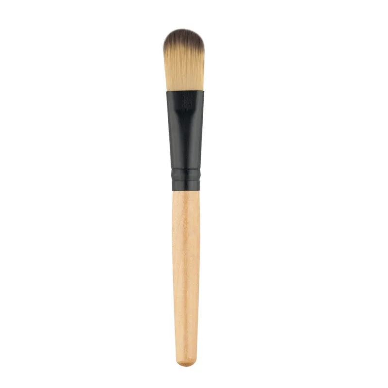 New Wooden Handle Powder Concealer Foundation Brush Mask Brushes Cosmetics Professional Makeup Brush Set Hair Brush SM6