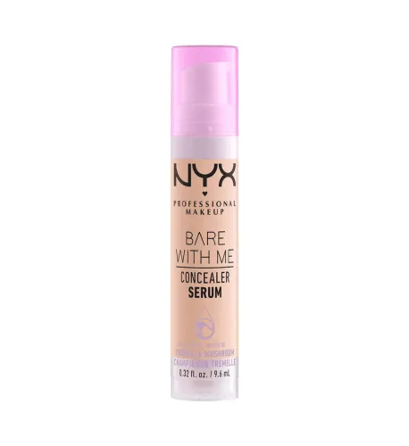 NYX PROFESSIONAL MAKEUP Bare With Me Concealer Serum, Up To 24Hr Hydration - Light