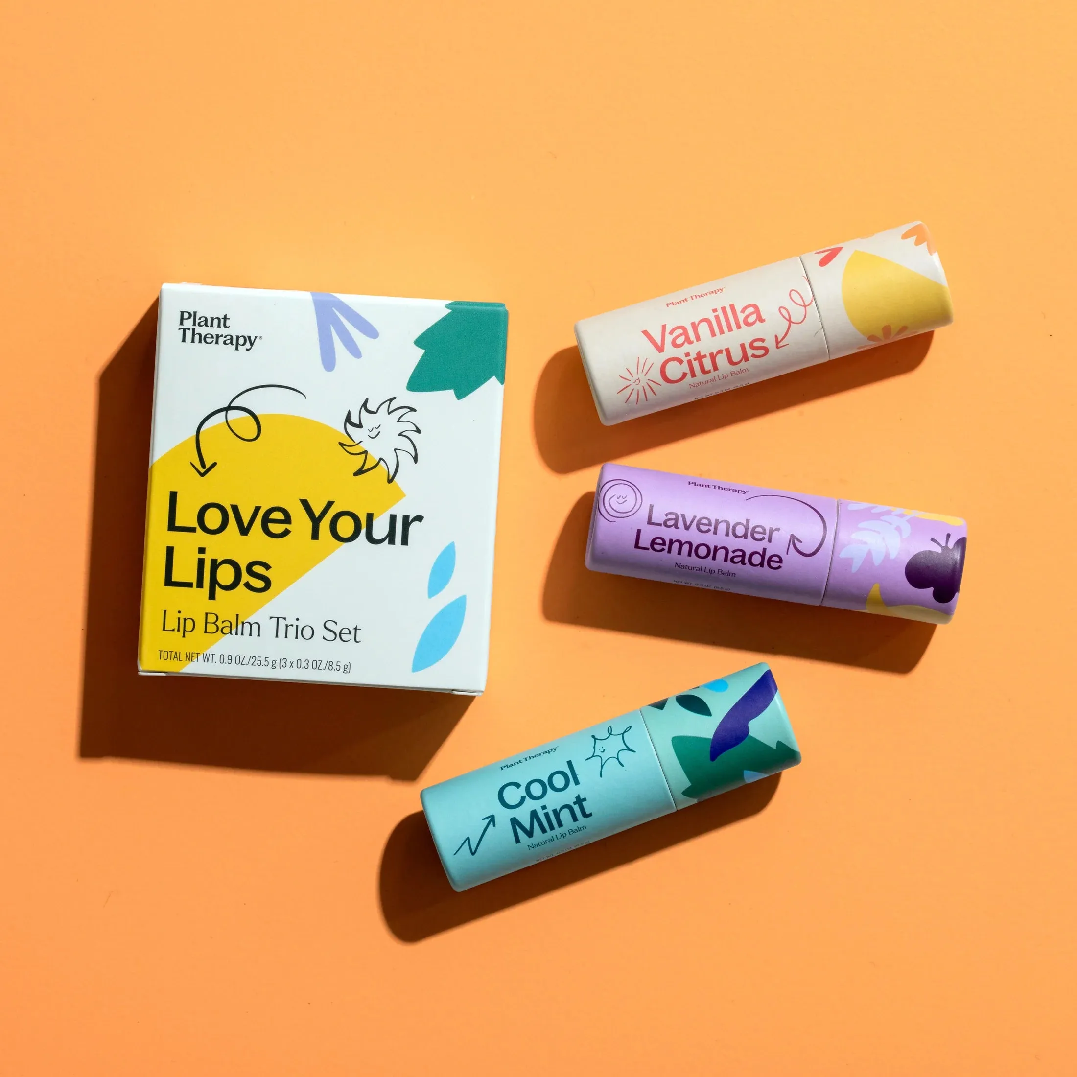 Plant Therapy Love Your Lips Lip Balm Trio Set