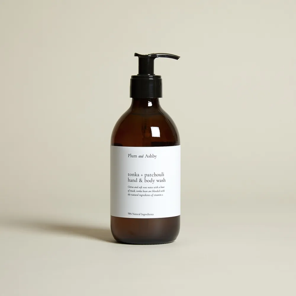 Plum & Ashby Tonka + Patchouli Hand & Body Wash