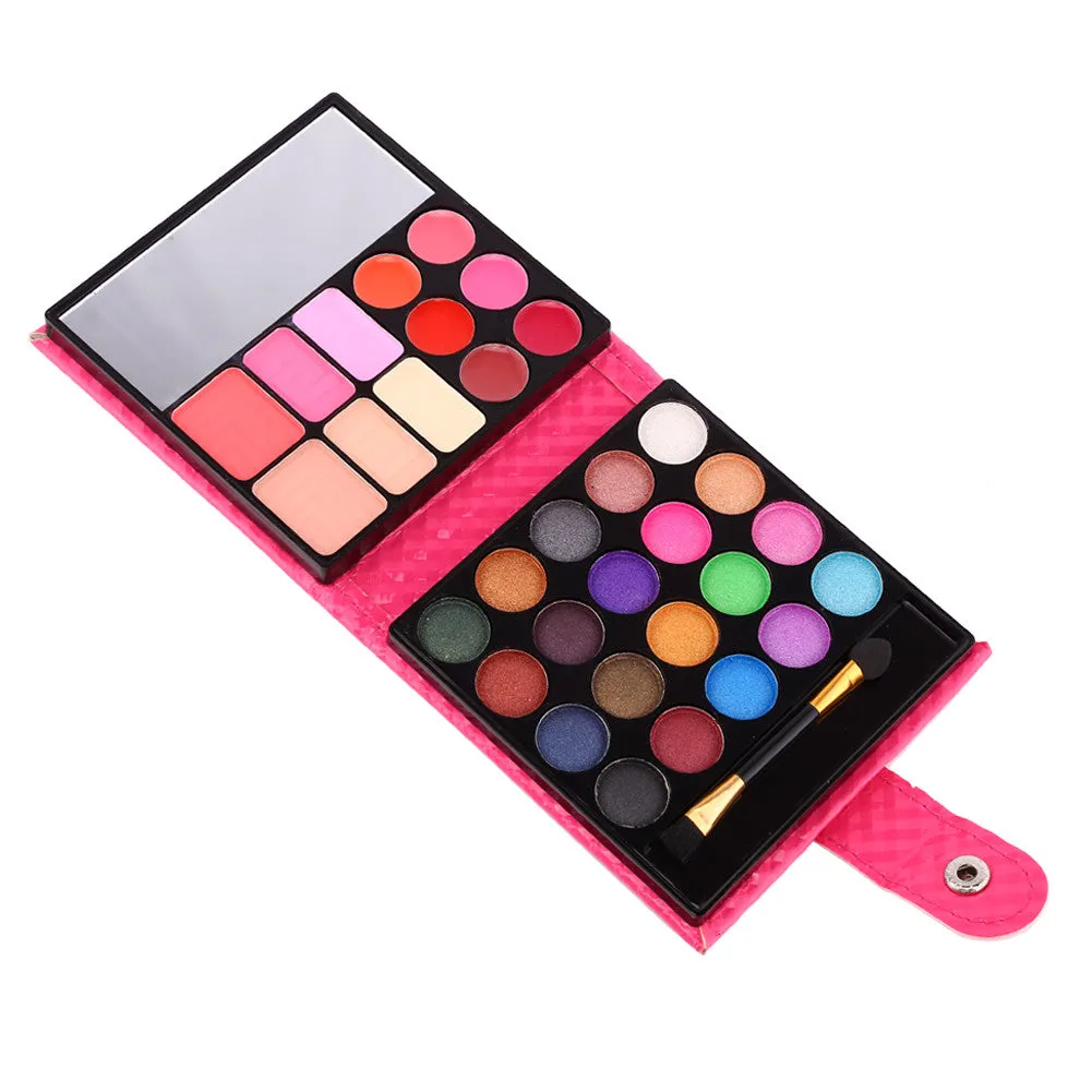 Pro 32Color Eyeshadow Palette Makeup Warm Cosmetics Shimmer Eye Shadow Palette