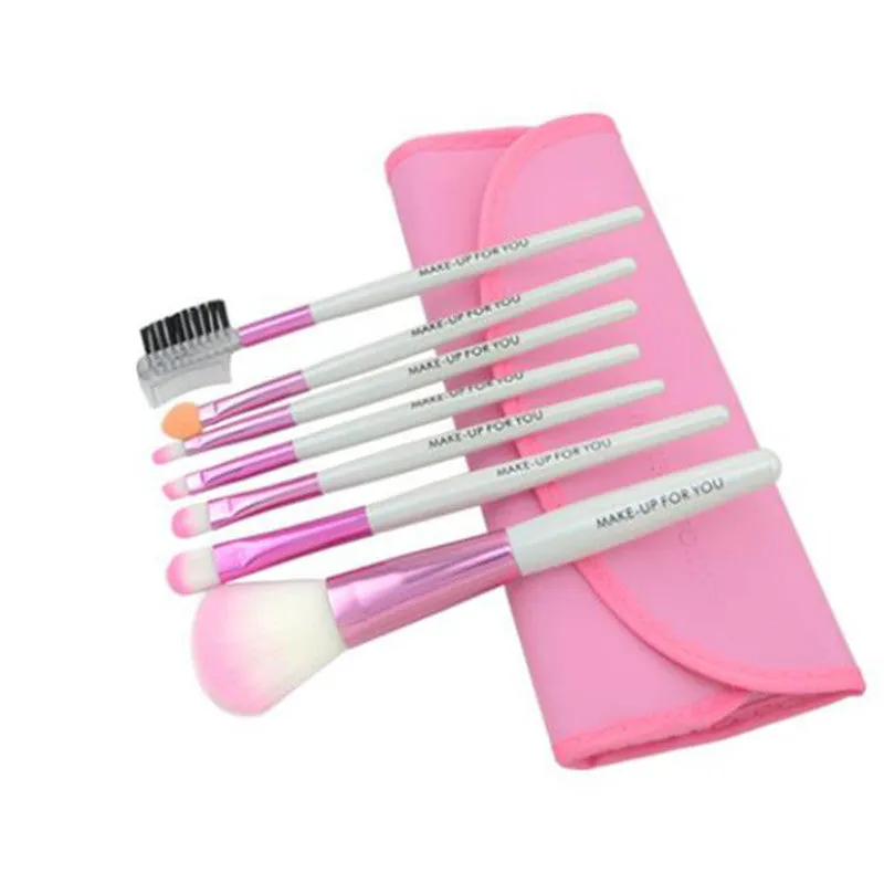 Pro Makeup 7pcss Brushes Set Powder Foundation Eyeshadow Eyeliner Lip Brush Tool PY1 P18 SM6