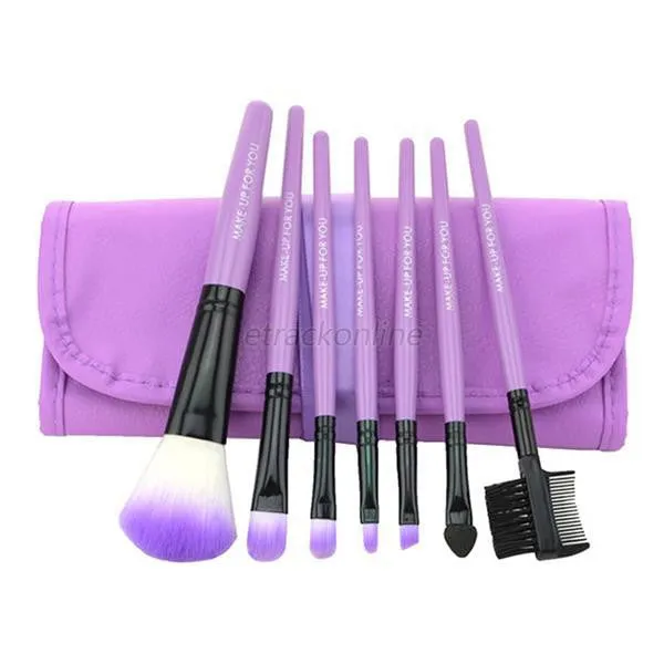 Pro Makeup 7pcss Brushes Set Powder Foundation Eyeshadow Eyeliner Lip Brush Tool PY1 P18 SM6