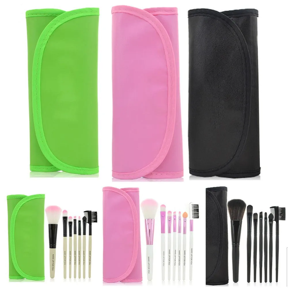 Pro Makeup 7pcss Brushes Set Powder Foundation Eyeshadow Eyeliner Lip Brush Tool PY1 P18 SM6